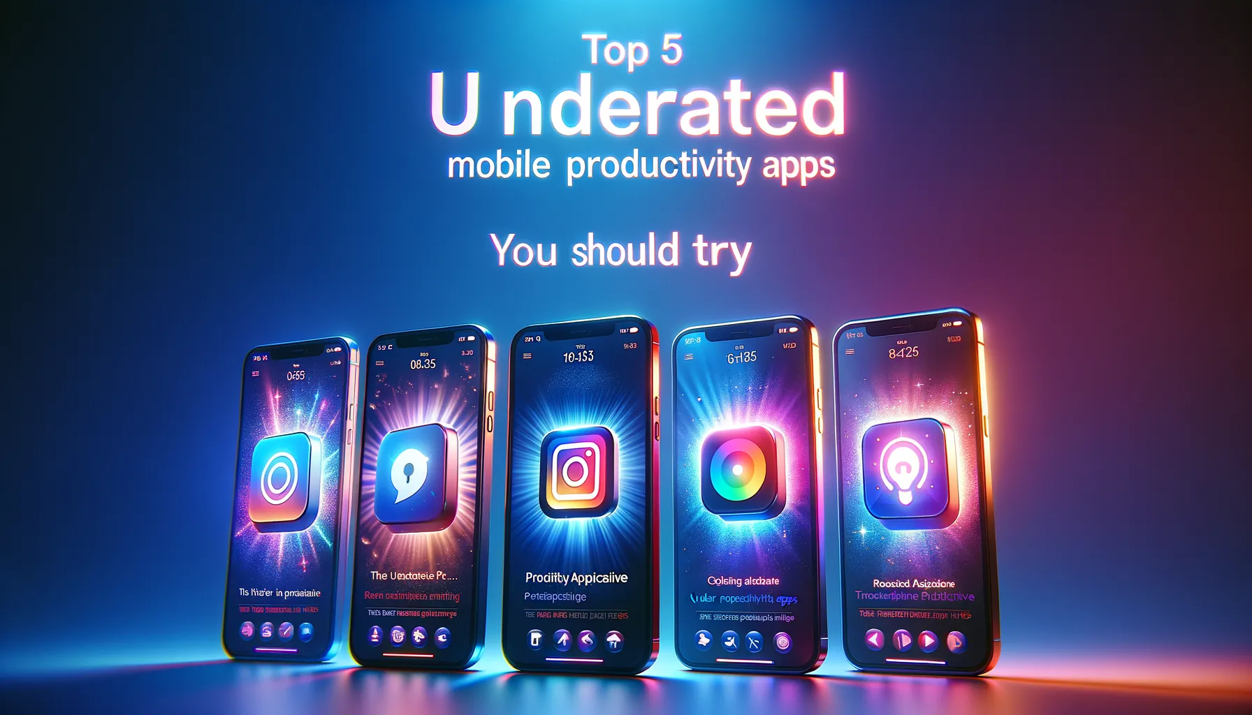 Top 5 Underrated Mobile Productivity Apps You Should Try